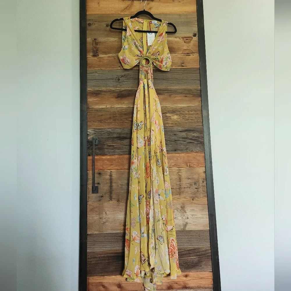 NWT My Beachy Side Begonia Cut-Out Dress Size Medium - Picture 11 of 11